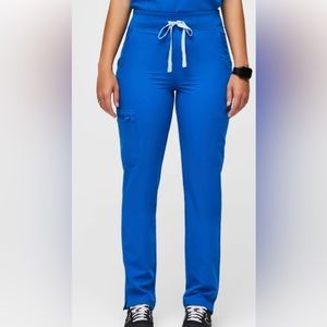 Figs scrub bottoms in royal blue M